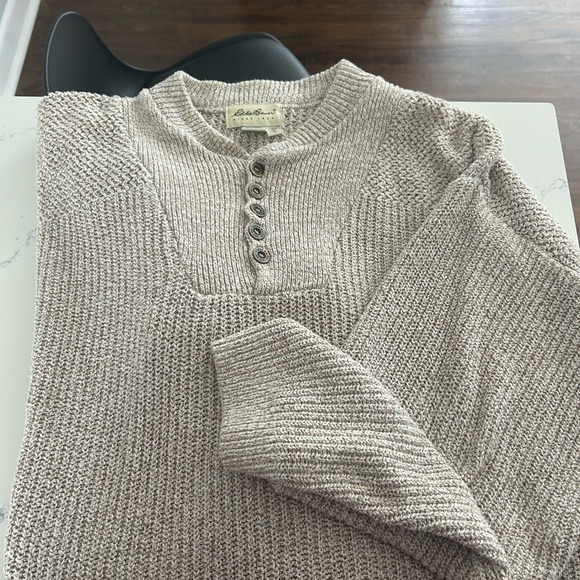 Eddie Bauer Sweater, men’s XL 100% cotton - Picture 1 of 7